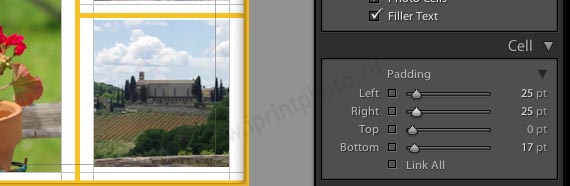 изменение макета фотокниги
